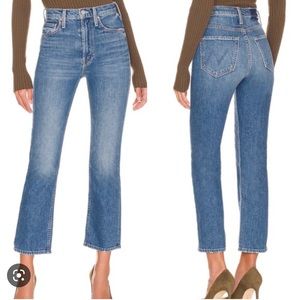 MOTHER SUPERIOR High Waisted Rider Ankle
Jeans in Running with Scissors - 25